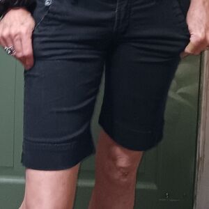 Vintage Black Embroidered Pants